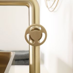 Essebagno Factory mitigeur lavabo haut or