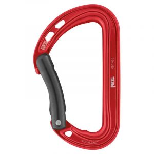 Petzl Spirit, Carabiner, Rouge, U, Adulte Unisexe