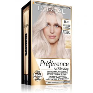 L'Oréal Preference Tinta per Capelli 11.11 Biondo Cristallino Chiaro Freddo