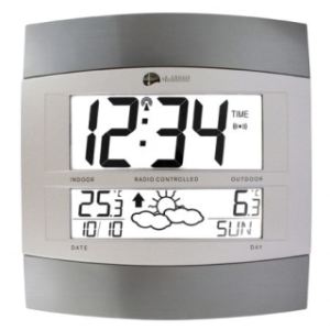 Image de La Crosse Technology WS6158 IT - Station météo murale avec transmetteur, température intérieure et extérieure