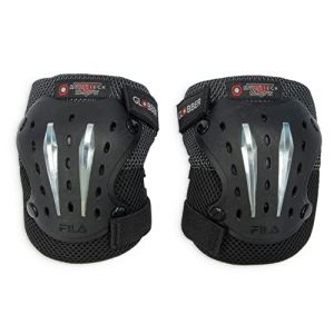 Globber Set 3 Protections Fila M Noir argent