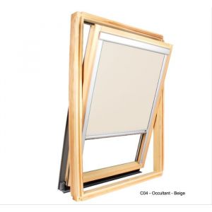 Avosdim Store occultant compatible Velux 6 ou C04 - Beige
