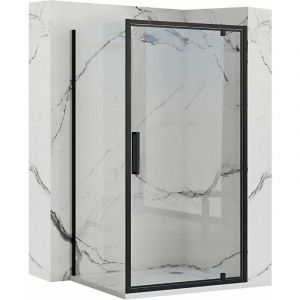 Réa Cabine de douche rectangulaire rapid swing black 120x100