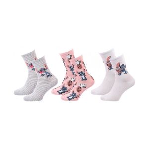 Chaussettes Pack Fille Disney Lilo Et Stitch 3 Paires Teen