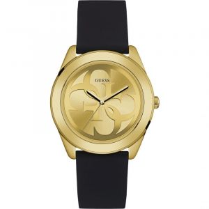 Image de Guess Femmes Analogique Quartz Montre avec Bracelet en Caoutchouc W0911L3