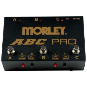 Morley ABC PRO SELECTOR - Pédale de routing - noire