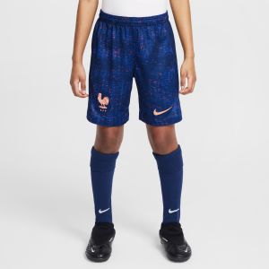 Nike France Short Domicile Women's EURO 2025 Enfant, pointure XS: 122-128 cm - ['Bleu'] - Taille XS: 122-128 cm