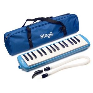 Image de Stagg MELOSTA32BL Melodica 32 touches avec étui Bleu