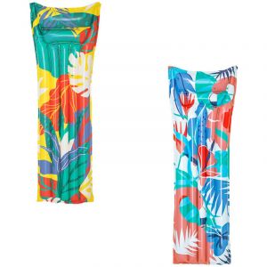 Bestway Matelas Gonflable Fashion Couleur Assortie 183x69 cm Plage et Piscine 44033