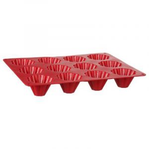 Moule 12 Brioc ttes Silicone "Silipro" 32cm Rouge Prix