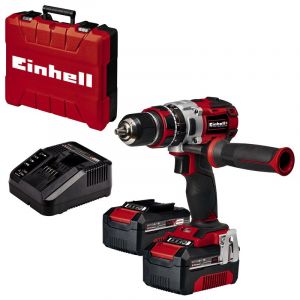 Image de Einhell Perceuse-visseuse à percussion sans fil te-cd 18 Li-i bl Power X-Change (18 V,Couple : 60 Nm, 22 positions) Livré avec 2 Batteries 3,0 Ah