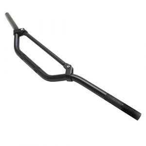 REPLAY Guidon 50 a boite cross alu diam 22,2mm l810mm h105mm noir mat avec barre de renfort