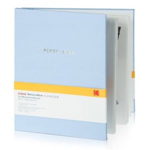 Kodak Album photo avec autocollants 20 pages format 23,5x27 cm bleu