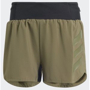 Adidas Terrex Agravic Short W - Short trail femme Olive Strata XS - Entrejambe 3"