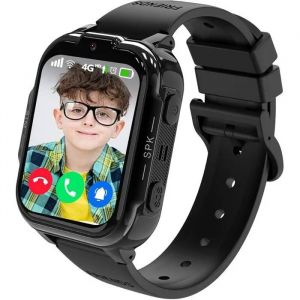 Olivfant Montre Connect&eacute;e Enfants 4G - Appels Vid&eacute;o HD, GPS, SOS, &Eacute;cran Tactile 1,83", Jeux, Mode Classe - Cadeau Id&eacute;al 4-14 Ans.