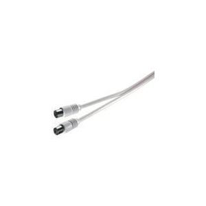 Vivanco 19321 - Câble antenne connecteur coaxial 75 dB 5 m