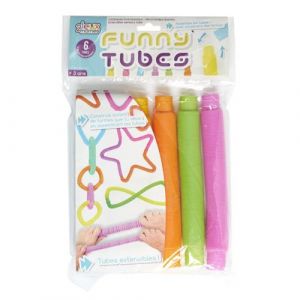 Lot de 6 Tubes Extensibles "Sensoriel" 20cm Multicolore Prix