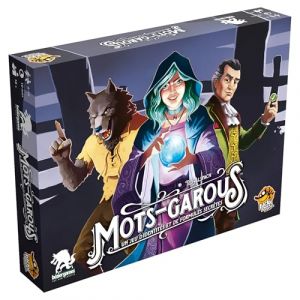 Lucky Duck Games - Mots-GAROUS - Jeu de Soci&eacute;t&eacute; d&rsquo;Ambiance pour Famille et Enfants d&egrave;s 8 Ans - D&eacute;duction, Bluff, Mots Myst&egrave;res & Loups-Garous Cach&eacute;s - 4 &agrave; 10 Joueurs - 10-15 Min - en Fran&ccedil;ais