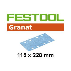Image de Festool StickFix Granat 115 x 228 mm - Bo&icirc;te de 50 bandes abrasives