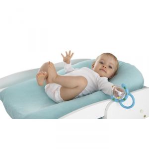 Doux nid Matelas à langer PVC confort forme U + 1 housse éponge bouclette 50 x 75 cm