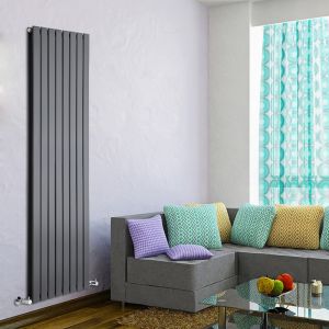 Image de Hudson Reed TDRASP25 - Radiateur vertical Design en Acier 1780 x 560 mm Double Rang