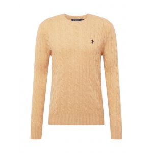 Ralph Lauren Polo Pull-over camel / bleu marine - Couleur Camel / Bleu Marine - Taille XXL