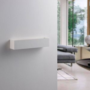 Lindby Santino applique en plâtre blanc, 35 cm