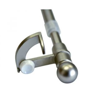 Trim&Tram 5704/010 C196 Tringle Extensible Fenêtre Métal Mat 90 à 130 cm