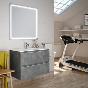Cosyneo - Meuble de salle de bain - BALEA et miroir Led VELDI - 60cm