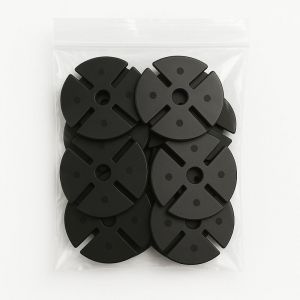 McCover Cale amortisseur anti bruit 97 mm par 100 pcs pour plot Noir