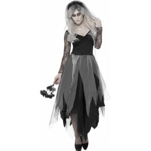 Smiffy's Déguisement fantôme mariée femme Halloween