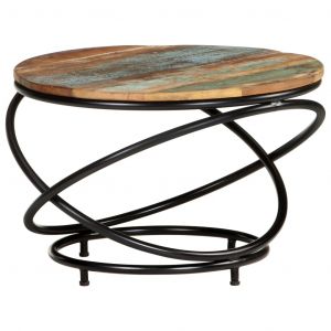 Image de VidaXL Table basse 60x60x40 cm Bois de récupération massif