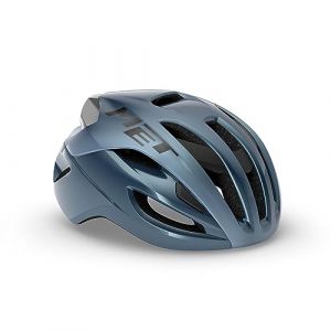 Met Rivale MIPS Cyclisme Hel Unisexe, Argent Bleu Marine Mat, S