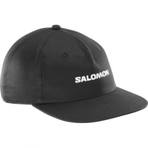 Salomon Casquette logo plat profond noir