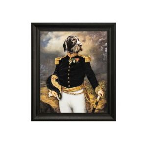 Emde Tableau rectangle moulure en bois THE CEREMONIAL DRESS