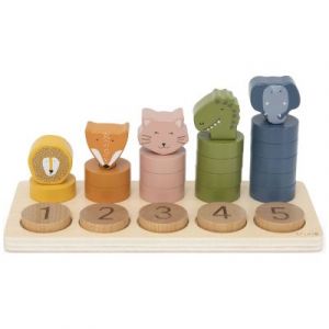Trixie Puzzle à Chiffres 1-5 en Bois