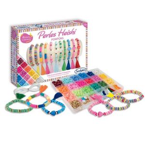 Sentosphère Bracelets de perles Heishi - Pompons