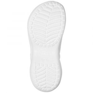Crocs Classic Bae Clog W, Tongs de loisirs et fille Sportwear, Blanc, 34 EU