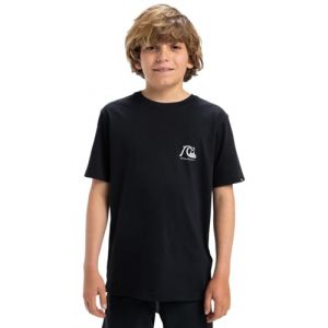 Quiksilver Evo Original - T-shirt à manches courtes pour Garçon 8-16 Noir - Taille 16