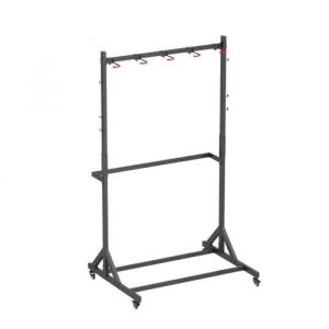 Support &Agrave; V&eacute;los Avec Roulettes Fs24 Pour 5 V&eacute;los Suspension De V&eacute;los