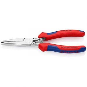 Image de Knipex Pince pour clips de rembourrage polie avec poign&eacute;es bi-mati&egrave;res 185 mm 91 92 180