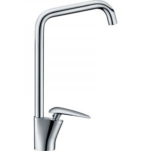 Essebagno Galet mitigeur lavabo bec chrome poign&eacute;e chrome - Chrom&eacute;