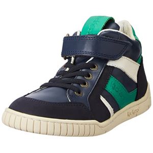 Kickers WINCKY CDT, Basket, Marine Vert Bleu, 32 EU