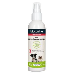 Biocanina Gel Anti-Démangeaisons Chien et Chat Bio 125ml