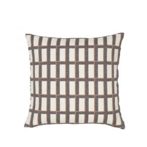 Broste Copenhagen Housses de coussins ISA Marron - Taille 50x50 cm