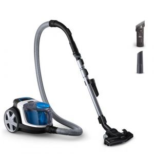 Philips PowerPro Compact FC9332 - Aspirateur - traineau - sans sac - blanc star