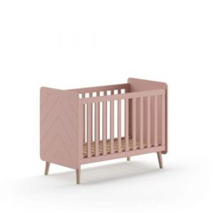 Vipack Furniture Lit bébé 60x120 sommier inclus Billy Rose
