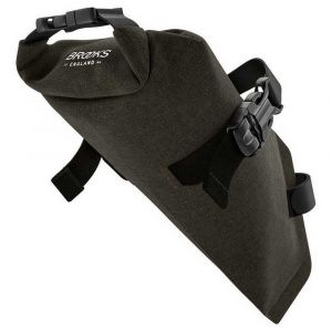 Image de Brooks Scape Saddle Roll Bag, mud green Sacoches de selle