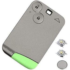 Carte Coque Compatible Renault Espace 4, Laguna 2 et Velsatis Télécommande +2 Switchs +Pile