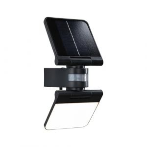 Paulmann Lesla 94609 Projecteur solaire d'extérieur IP65 3000 K USB PIR Anthracite